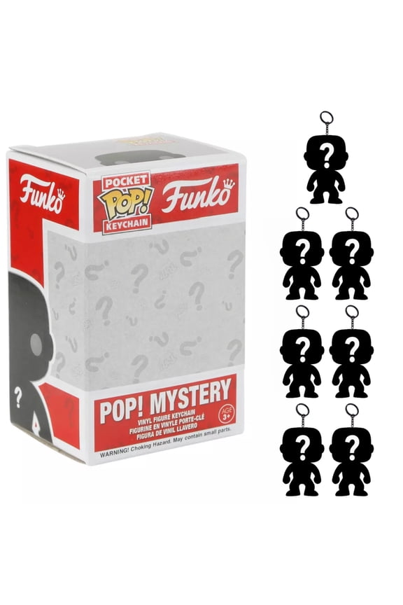 Pack of 7 Surprise Mystery Mini Funko Pocket Pop! Keychains Randomly Selected
