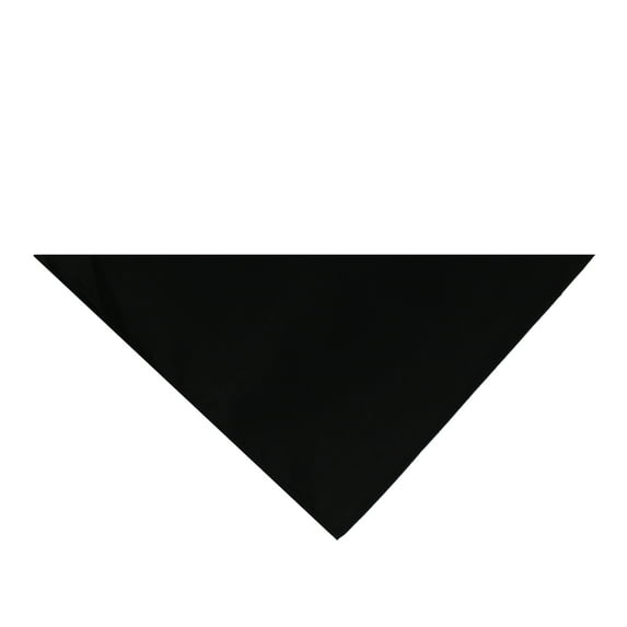 Pack of 7 Triangle Cotton Bandanas - Solid Colors and cotton - 30 in x 19 in x 19