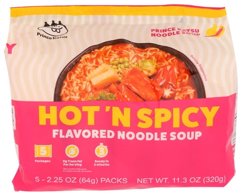 (Pack of 8) A-Sha Ramen Katsu Hot and Spicy 11.3 Oz