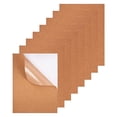 thumbnail image 1 of Pack of 8 Adhesive Cork Board Wall Floor Decorative Sheets for Bases and Crafting 1mm Thick CraftProject Board, 1 of 9