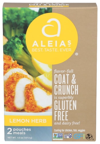 (Pack of 8) Aleias Herb Lemon Coat 'N Crunch 4.5 oz