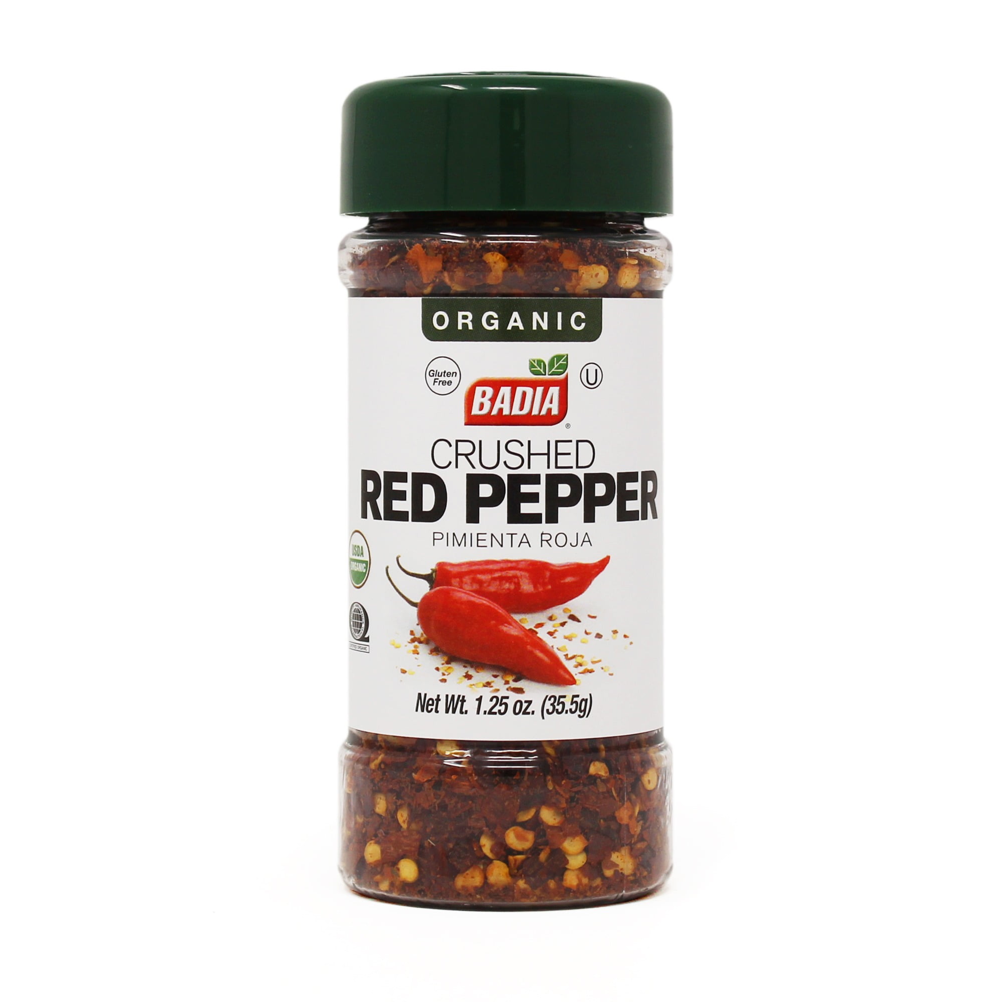 Pack of 8, Badia Organic Crushed Red Pepper, 1.25 oz
