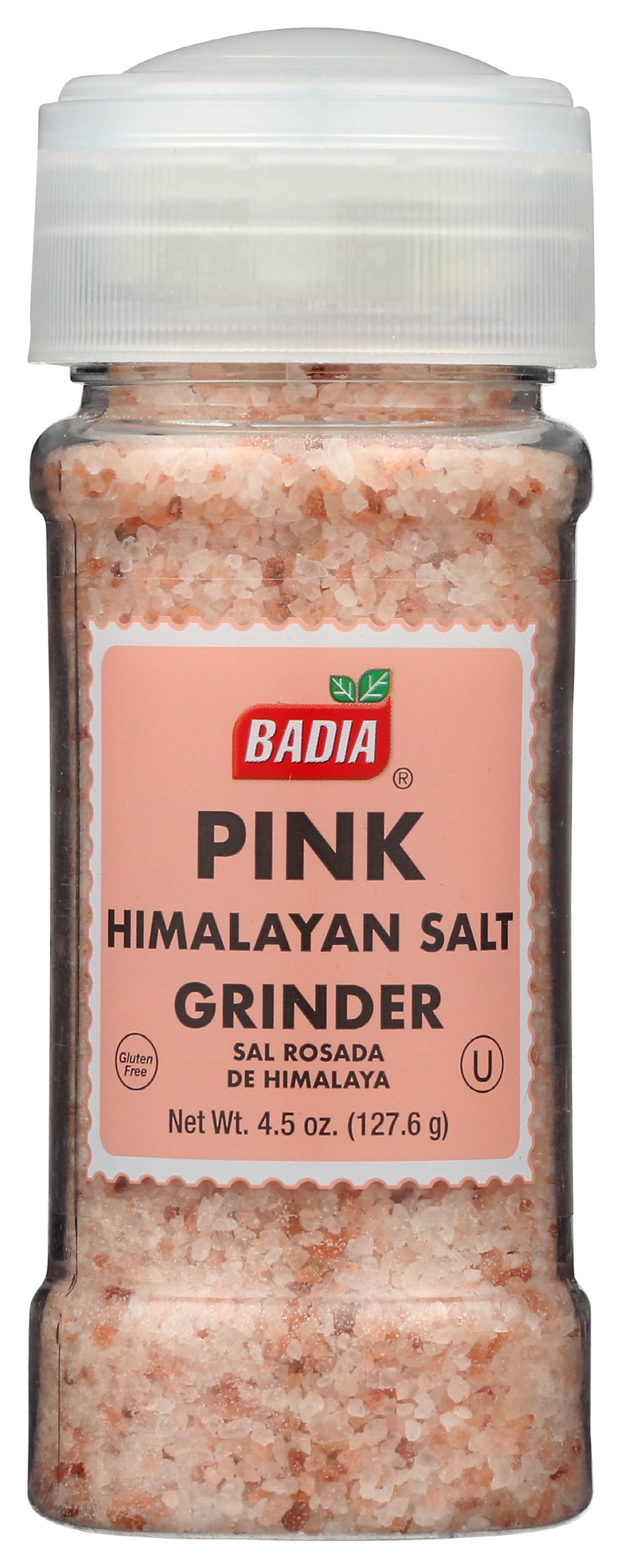 Pack of 8, Badia Pink Himalayan Salt Grinder, 4.5 oz