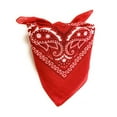 thumbnail image 1 of Pack of 8 Balec Soft Polyester Scarf Wrap Shawl Neckerchief (Paisley Red), 1 of 2