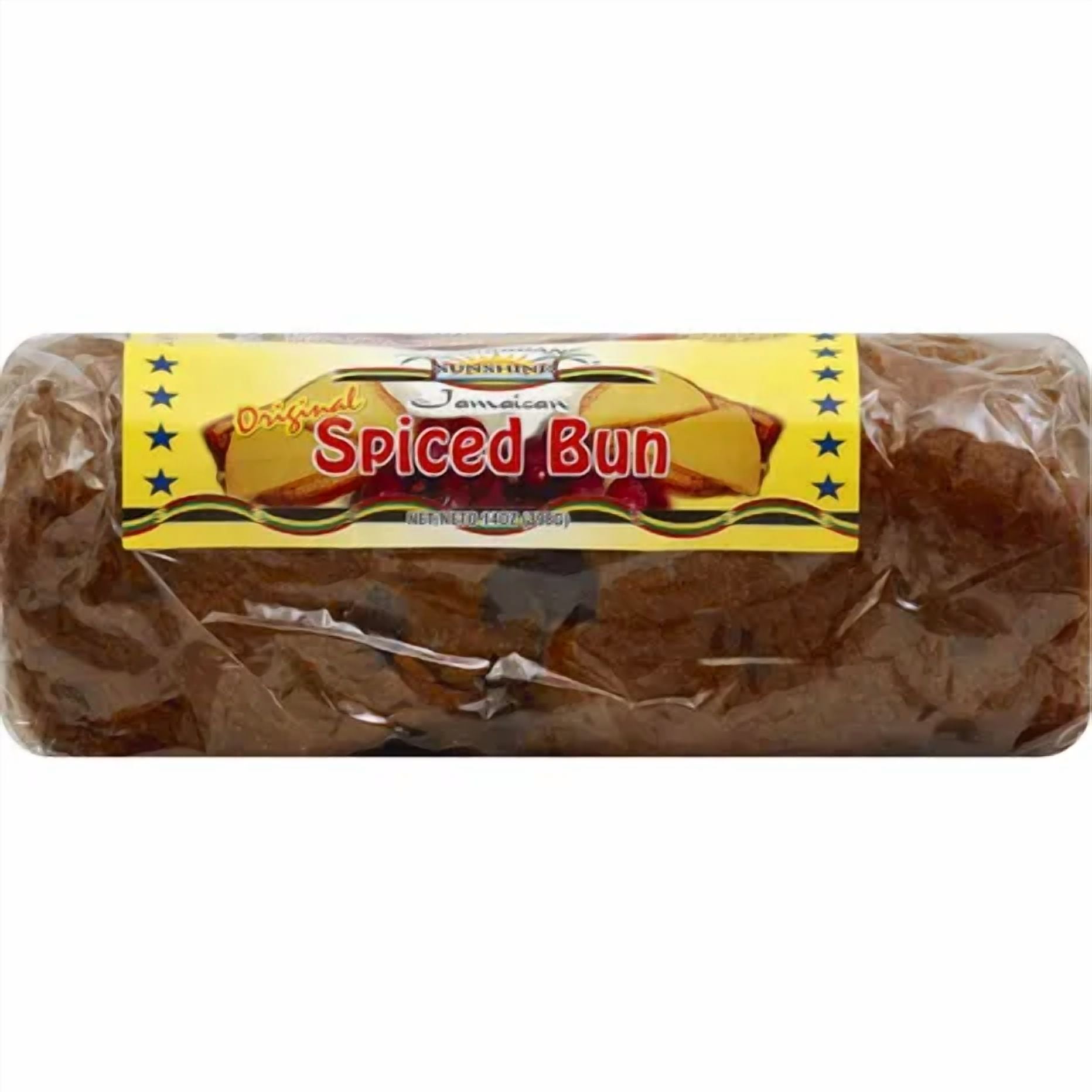 Pack of 8, Caribbean Sunshine Original Jamaican Spiced Bun, 14 oz