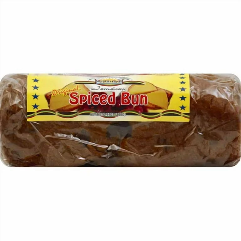 Pack of 8, Caribbean Sunshine Original Jamaican Spiced Bun, 14 oz