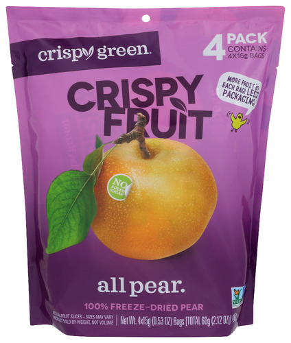 (Pack of 8) Crispy Dried Green Pear 2.12 Oz