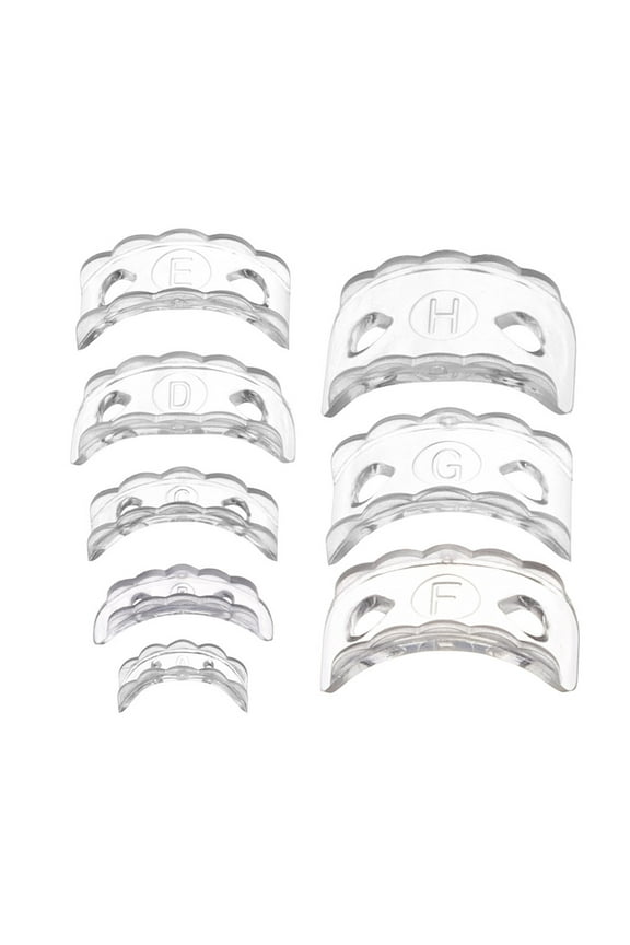 Pack of 8 Different Size Rings Adjuster Strips Flexible Silicone Tighteners Flexible Rings Resizer for Secure Fit