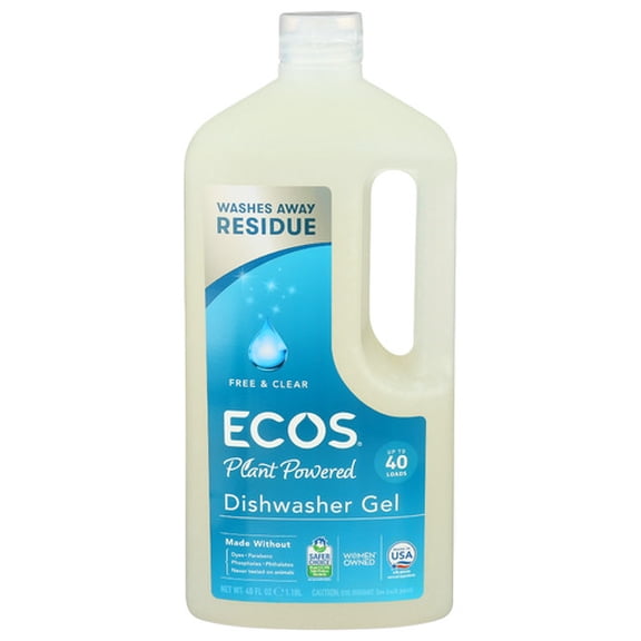 (Pack of 8) ECOS Wave Gel Free & Clear 40 Oz