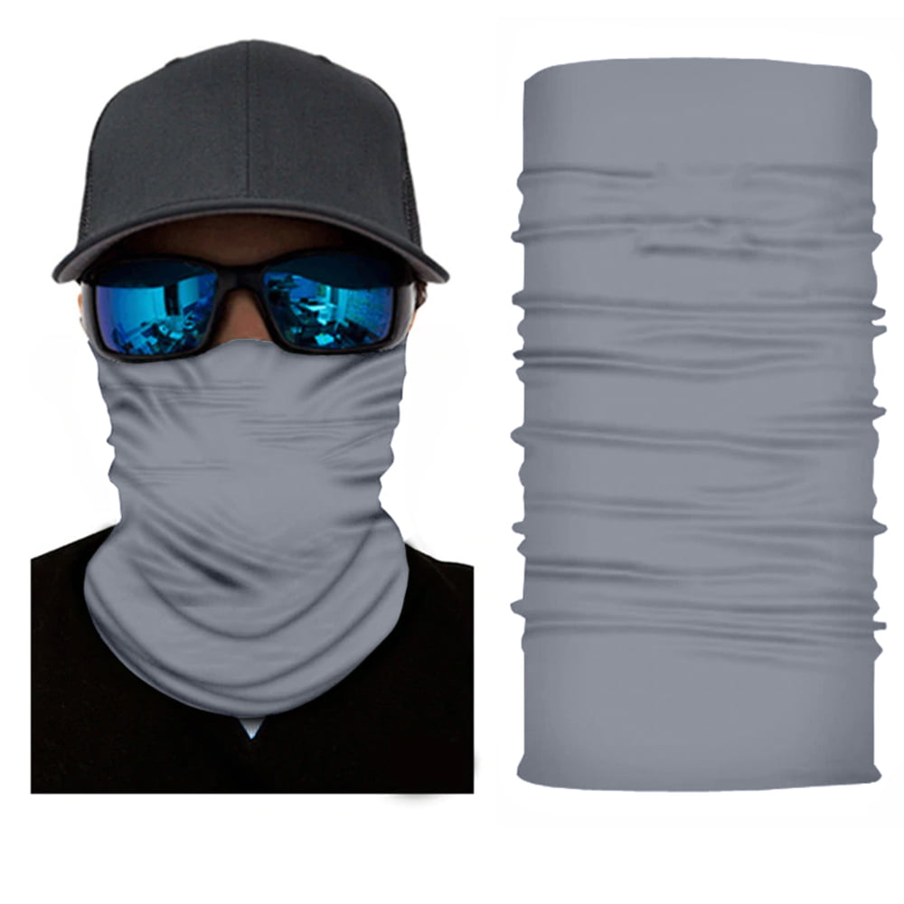 Pack of 8 Face Covering Mask Neck Gaiter Elastic, Fishing and Hunting - Bulk