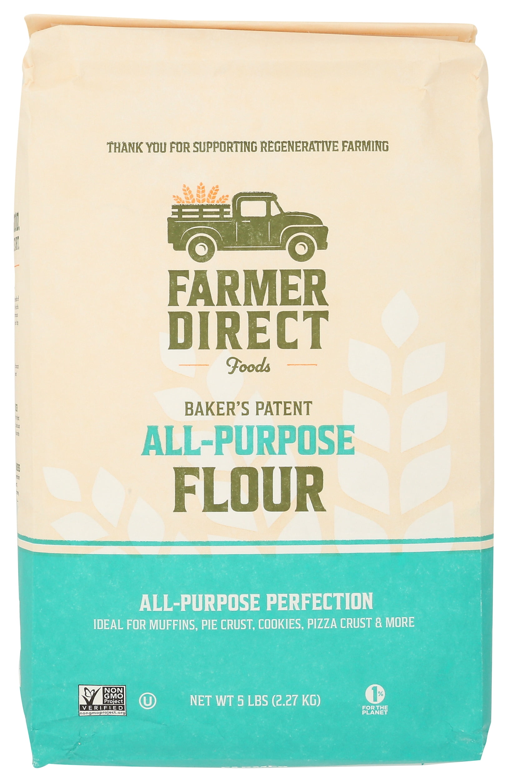 Pack of 8, Farmer Direct Foods All-Purpose Flour, 5 lb - Walmart.com