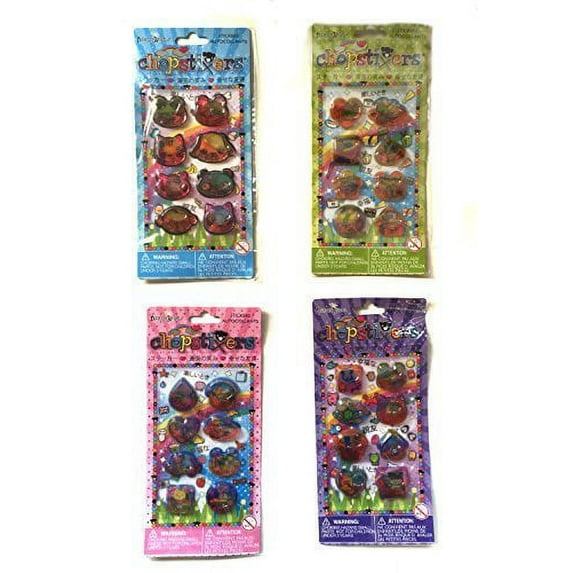 Pack of 8 Fashion Angels Chopstixers Children's Liquid Art Stickers (Set of 2 Packs)