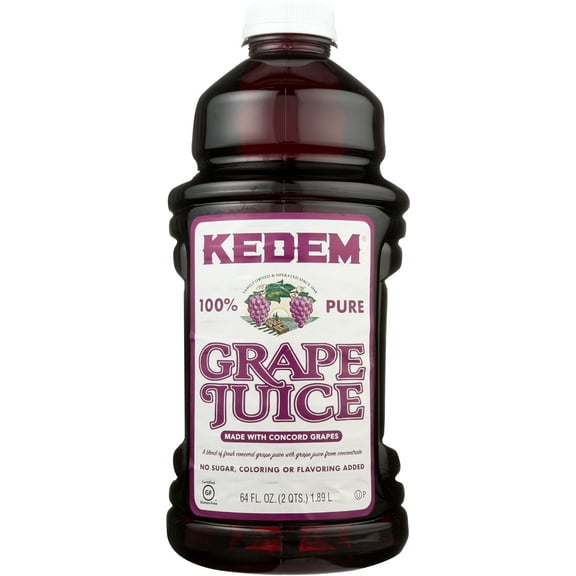 Pack of 8, Kedem Concord Grape Juice, 64 fl oz