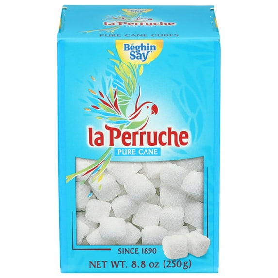 (Pack of 8) La Perruche Sugar Cubes Raw Cane White 8.8 oz