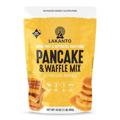(Pack of 8), Lakanto Pancake & Waffle Mix, 16 oz