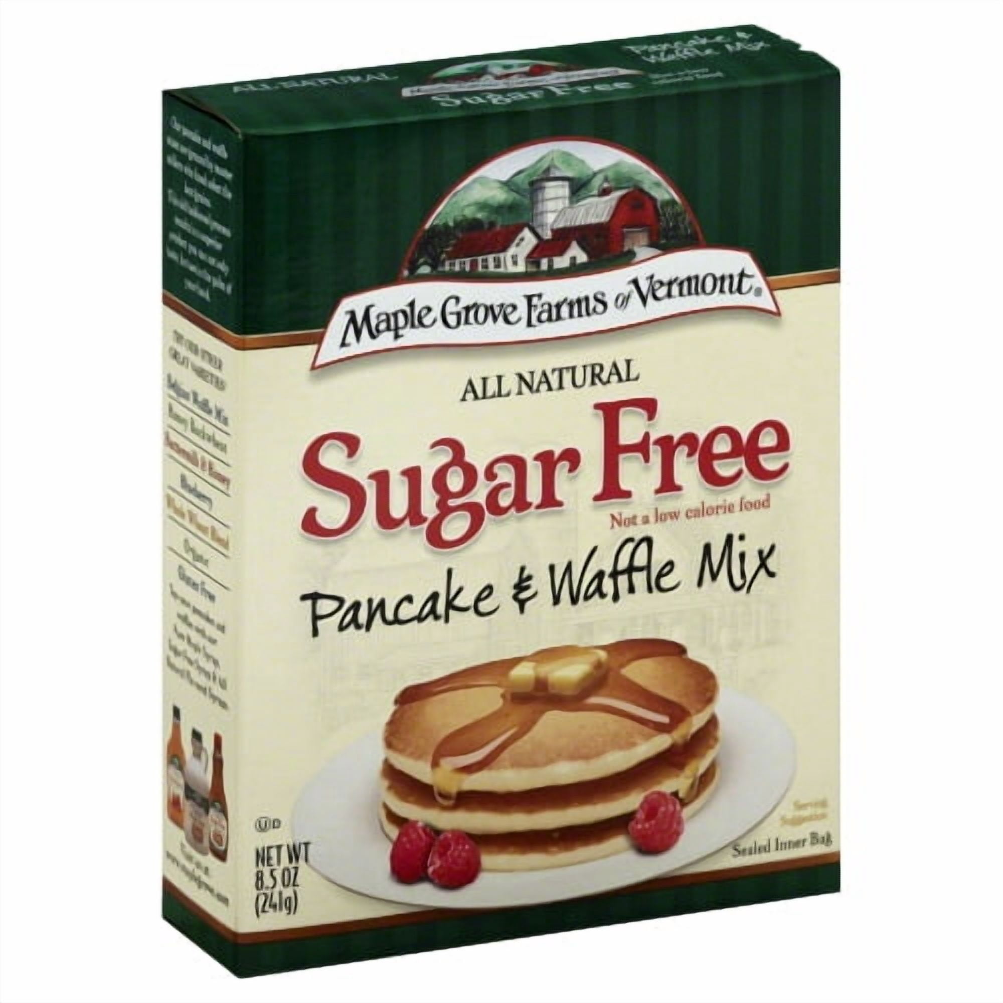 (Pack of 8) Maple Grove Mix Pancake Natural Sugar-Free 8.5 oz