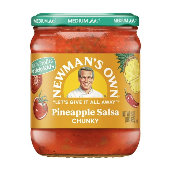 (Pack of 8) Newman's Own Pineapple Salsa 16 Oz