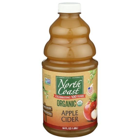 (Pack of 8) North Coast Cider Apple Pet Organic 64 fl oz