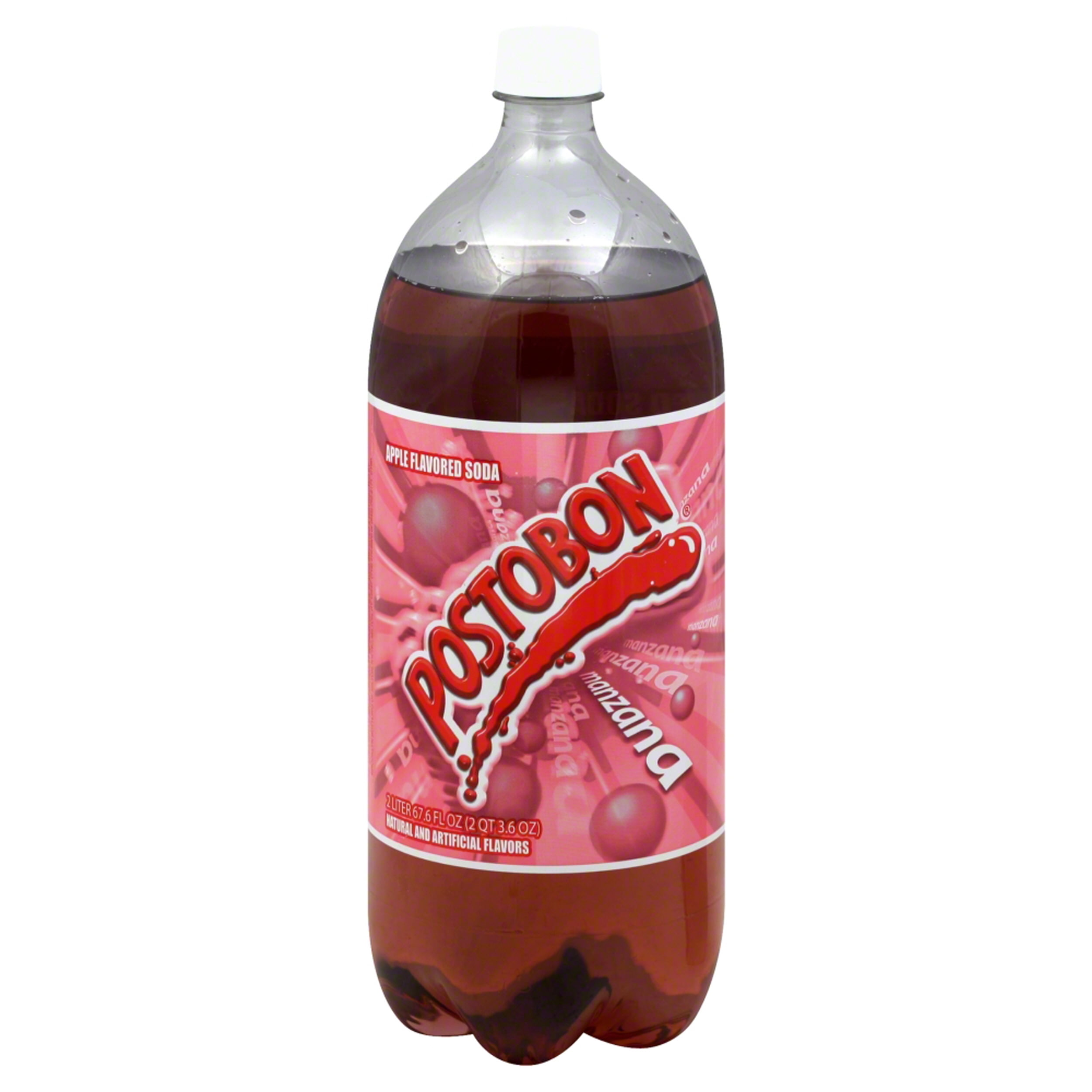 Apple soda Pack of 8, Postobon Manzana Apple Flavored Soda, 67.6 oz