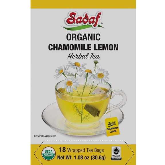 (Pack of 8) Sadaf Chamomile Herbal Tea 1.08 Oz