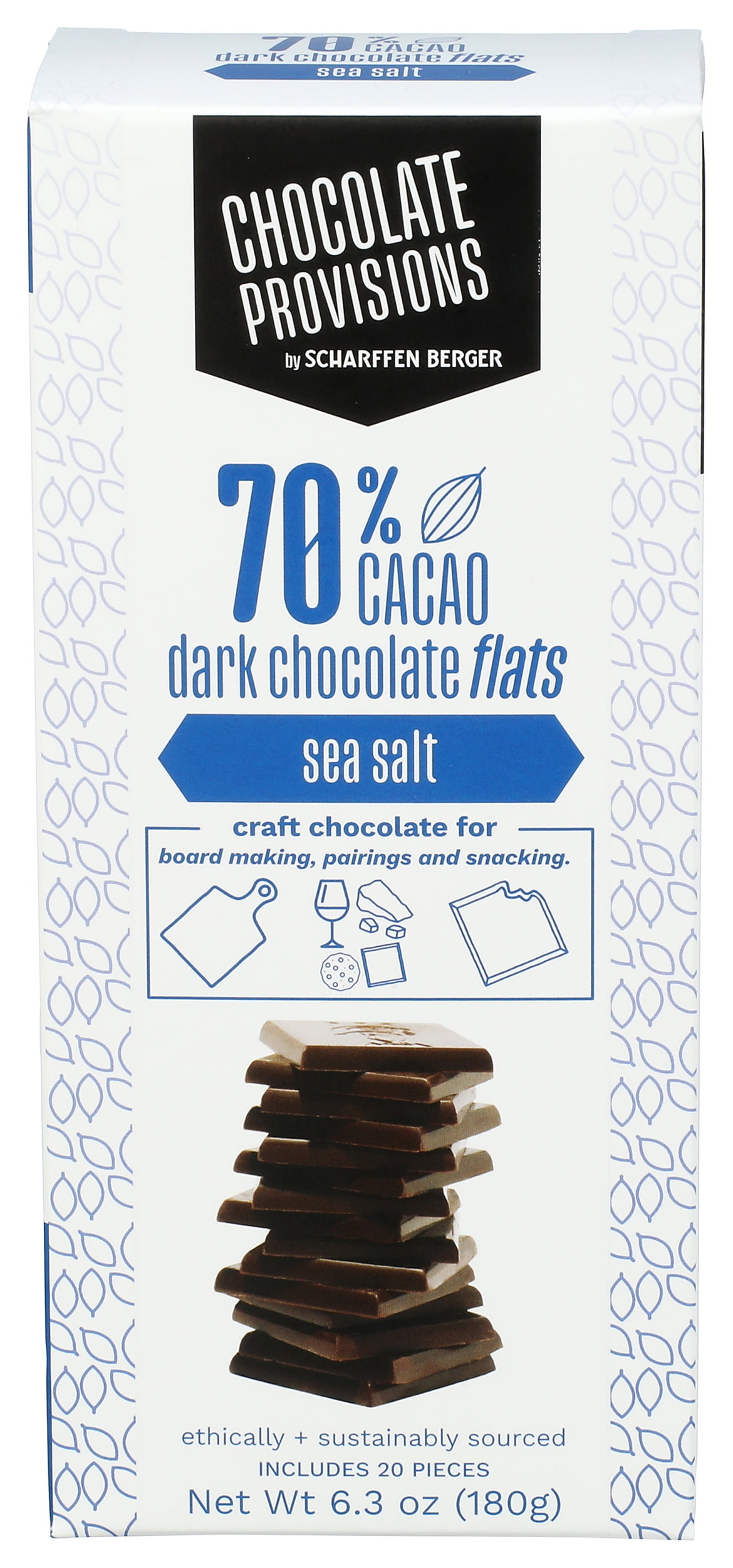 Pack of 8), Scharffen Berger Chocolate Provisions Sea Salt Dark