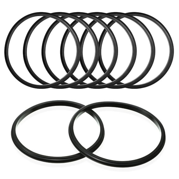 Pack of 8 Silicone Seals for Thermal Mugs Replacement Seals for Insulated Mugs Vacuum Cups Water Bottles Lids Accessory