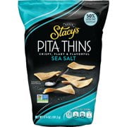 Pack of 8, Stacys Sea Salt Pita Thins, 6.75 oz