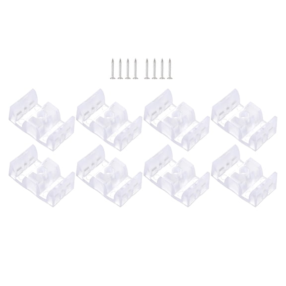 Pack of 8 Sturdy ABS Shower Door Bumpers Anti Collision Stoppers Convenient for Frame Sliding Glass Door Daily Use