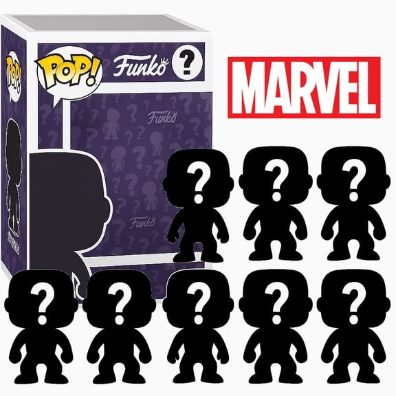 Pack of 8 Surprise Mystery Marvel Funko Pop! Randomly Selected