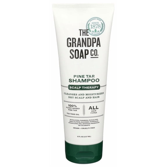 (Pack of 8) The Grandpa Soap Shampoo Pine Tar 8 Fl Oz