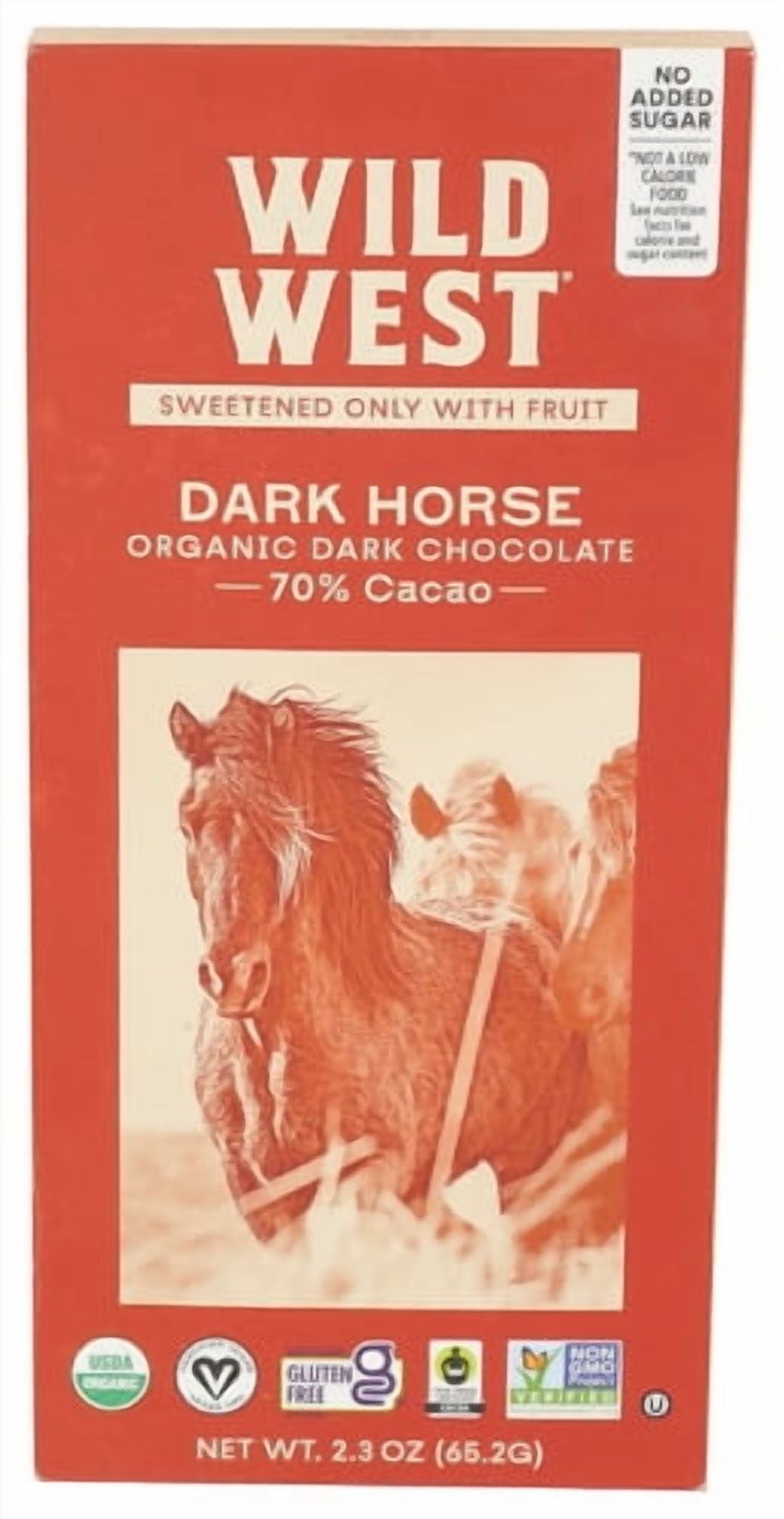 (Pack of 8) Wild West Chocolate Dark Horse 2.3 oz