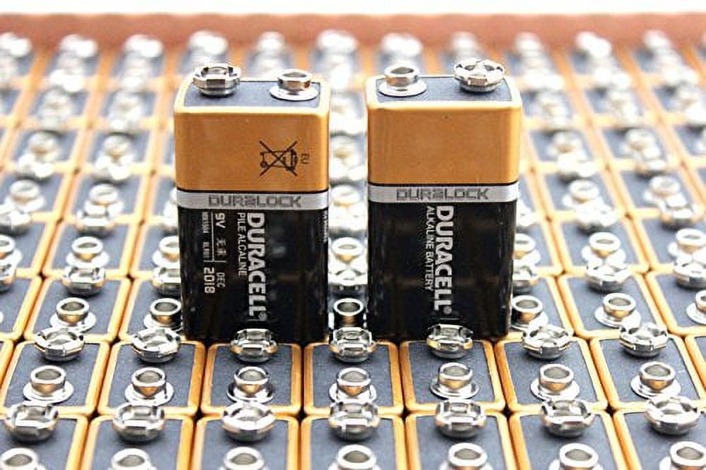 Pack of 80 Duracell Duralock MN1604 9 Volt Alkaline Battery Bulk Pack Walmart