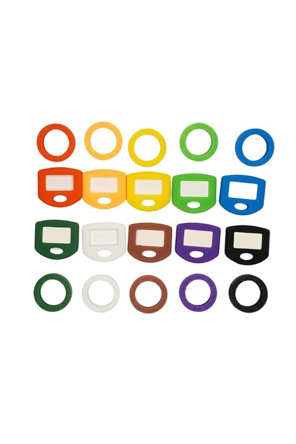 Pack of 80 Silicone Key Caps Random Color Key Marking Covers Silicone Texture