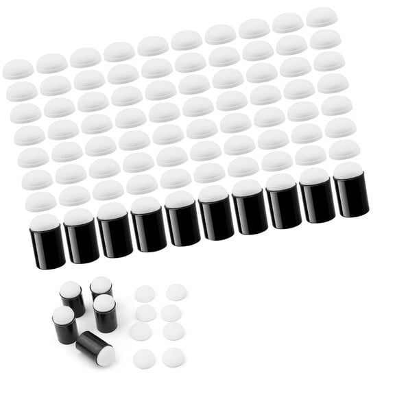 Pack of 80 Sponge Applicators for Uniform Paint Coverage and Cosmetics