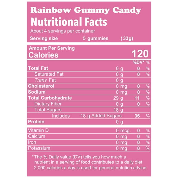 (Pack of 9), Katjes Rainbow Gummies, 4.9 oz