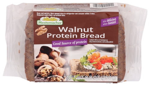 (Pack of 9) Mestemacher Walnut Protein Bread 8.8 Oz