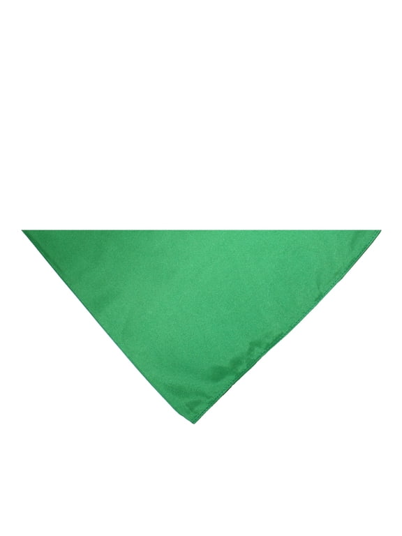Pack of 9 Triangle Cotton Bandanas - Solid Colors and cotton - 30 in x 20 in x 20
