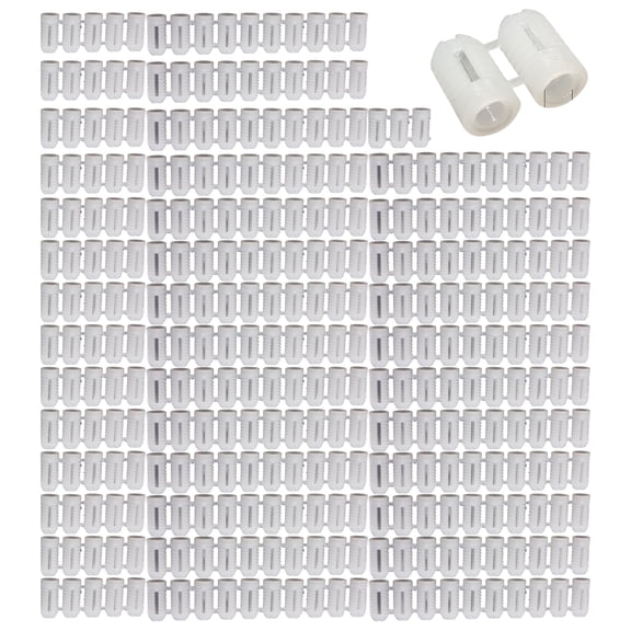 Pack of 900 Elegant White Plastic Expansion Dowels 5mm Ideal for Consistent and Sturdy Fixing In Any Setting Use