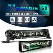 Pack of Adventure 8inch 480W LED Flood Spot Light Bar fits 4WD SUV