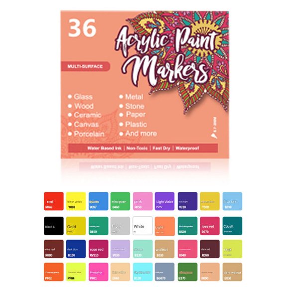 Pack of Drawing Pen Acrylic Nails Pens Set for Art and Design High Precisions Point Quick Drying Inks Practical Use