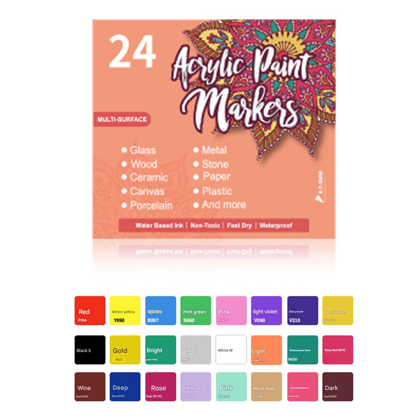 Pack of Drawing Pen Acrylic Nails Pens Set for Art and Design High Precisions Point Quick Drying Inks Practical Use