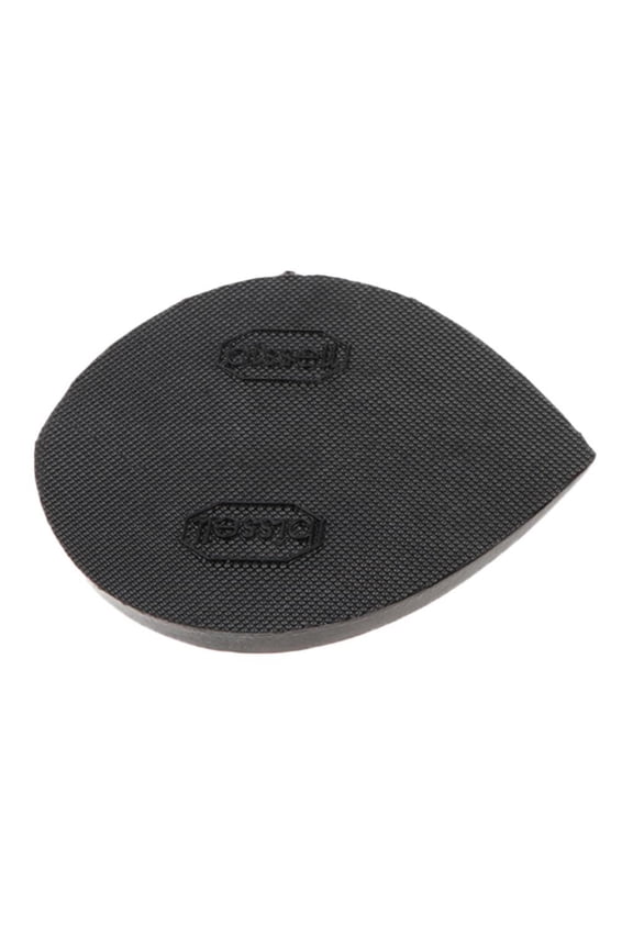 Pack of Durable Rubber Glue on Heels, Shoe Repair Pad Replacement, Black 6.5mm