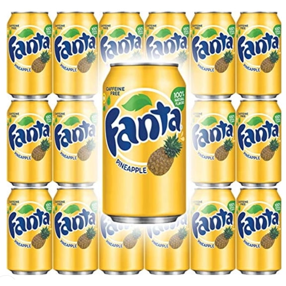 Pack of Fanta Pineapple Soda - Refreshing & Authentic Taste