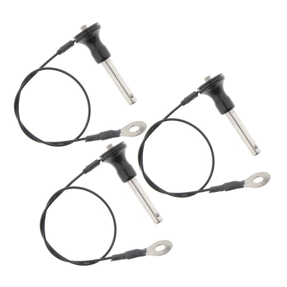Pack of Lock Pins Push Button Stainless 45mm
