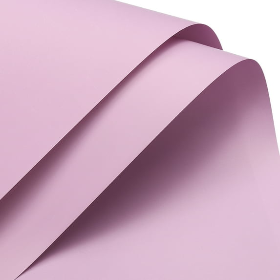 Pack of Pearlescent Film Flower Wrapping Paper 22.8x22.8 Inch Waterproof Purple
