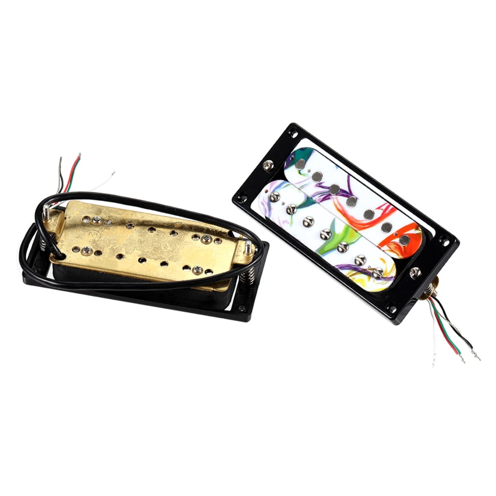 Pack of Pickup Replacement Parts for Electric Guitars Neck and Bridge Position