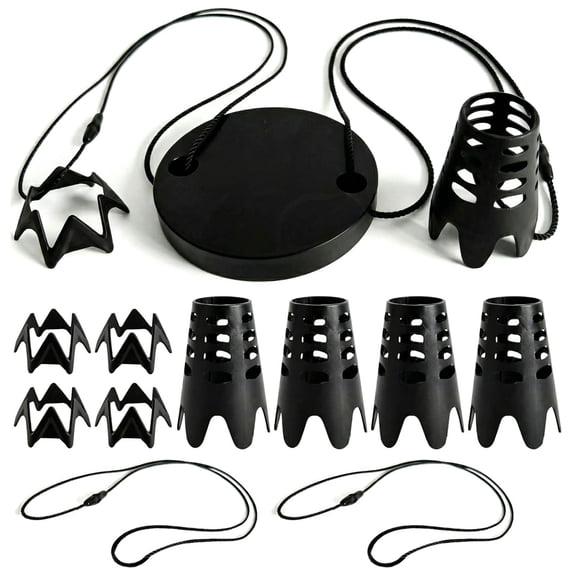 Pack of Plastic Golf Tees Set With Adjustable Height And Weighted Design For Stable Placement During Golf Practice