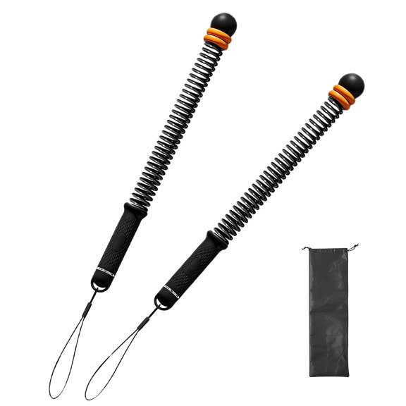 Pack of Quiet Operations Spring Battle Rope Adjustable Weight Training for Various Intensities Including Storage Bag