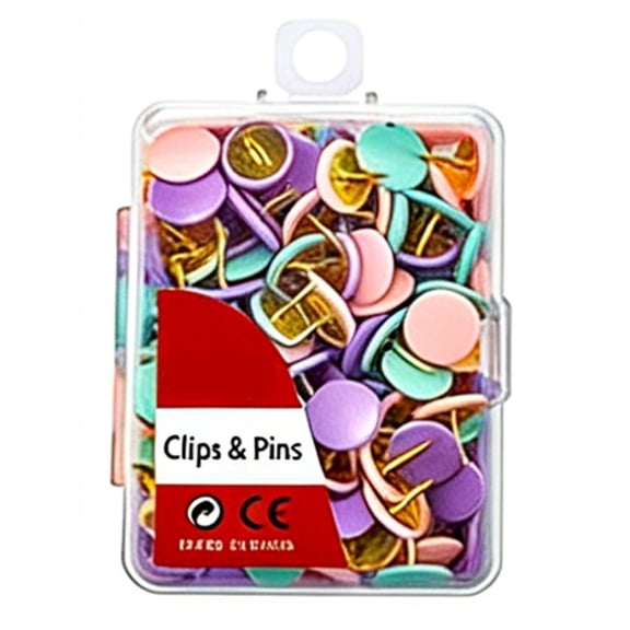 Pack of Thumb Tacks Drawing Pins Map Tacks Map Pins Rounded Drawing Push Pins