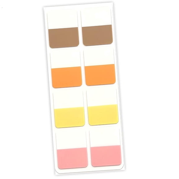 Pack of Translucent Shinning Clear Indexes Tabs Strong Adhesive Easy To Remove For Efficient Marking Notebooks And File